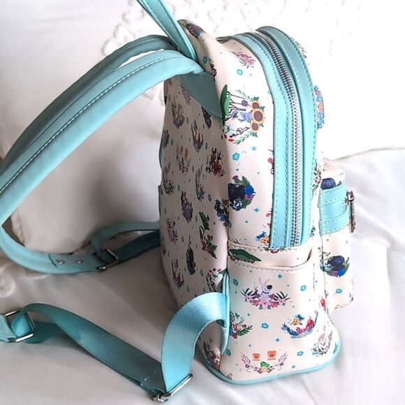 Disney Loungefly Princess Companions Mini Floral Backpack - Picture 3 of 17